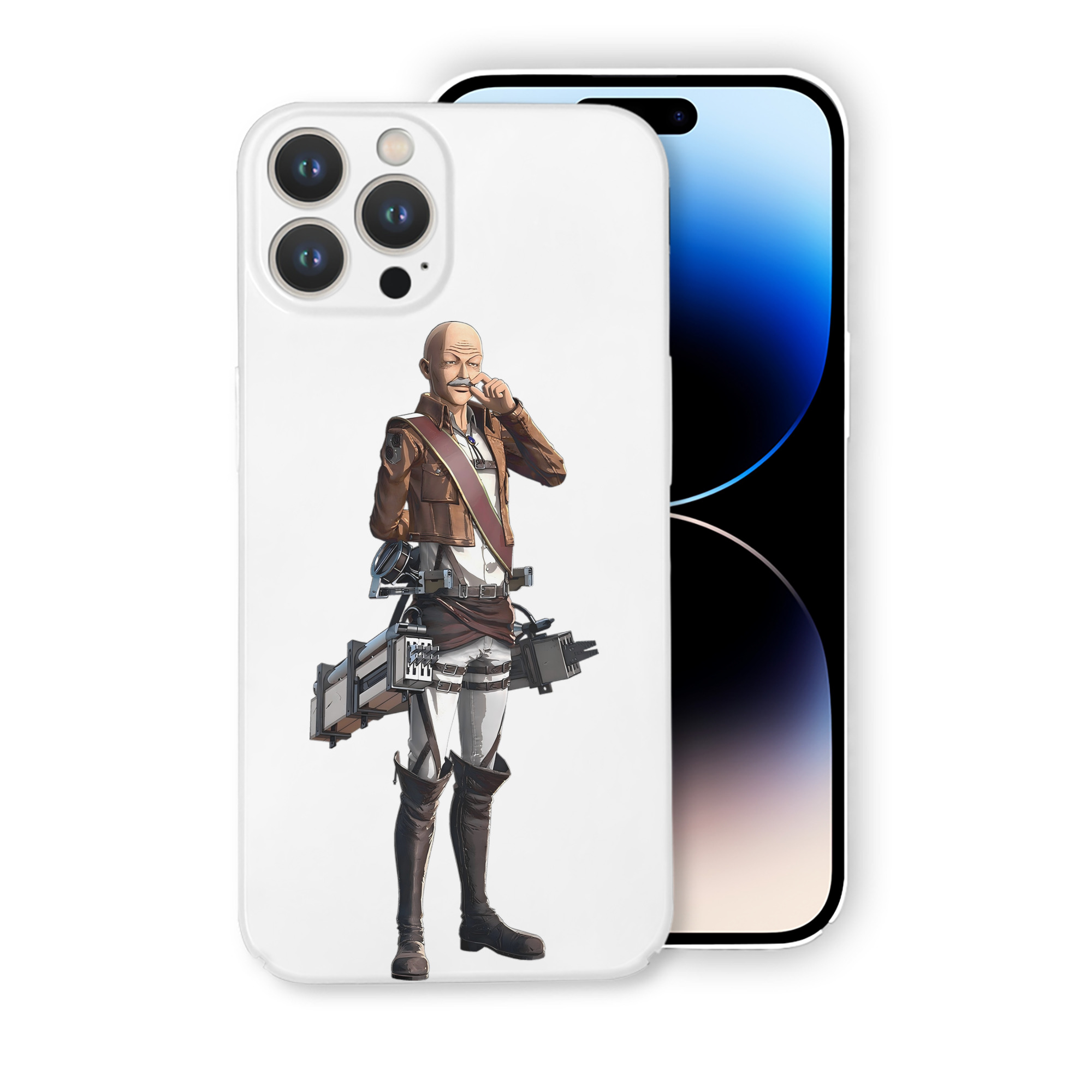 （画像用） 進撃の巨人 ドット·ピクシス Attack on Titan Dot Pixis 【iPhone 14シリーズ対応】ハードケース